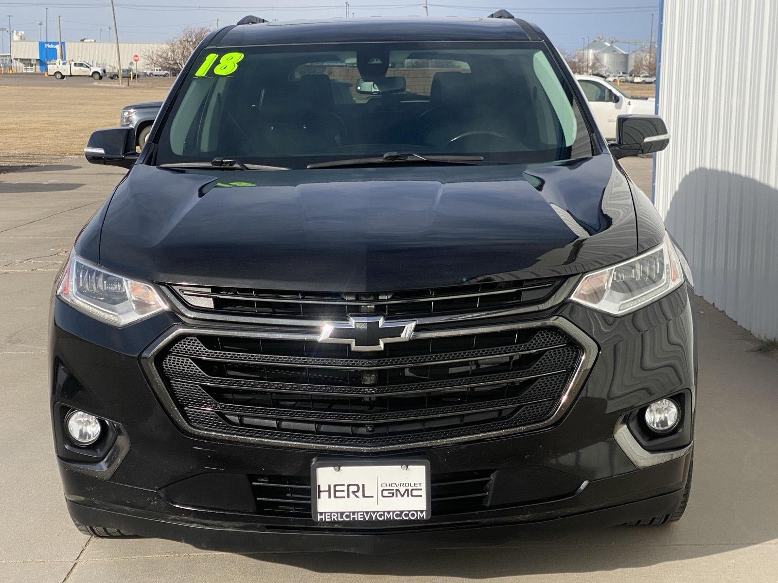 Used 2018 Chevrolet Traverse Premier with VIN 1GNERKKW1JJ214250 for sale in Goodland, KS